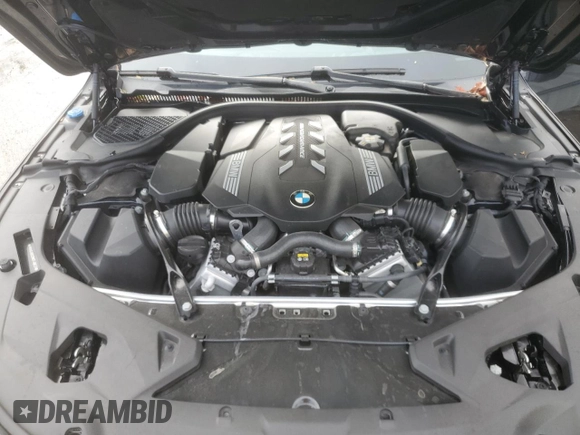 2021 BMW 8 Series M850i with VIN WBAGV8C01MCF46837, listed as a Copart auction lot 84396514 with 45,688 mi miles and Salvage Title. Bid and sale history available at DreamBid. Image 11.