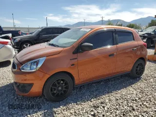 2018 Mitsubishi Mirage ES with VIN ML32A3HJ6JH003639, listed as a Copart auction lot 66432845 with 92,050 mi miles and Salvage title. Bid and sale history available at DreamBid. Image 1.