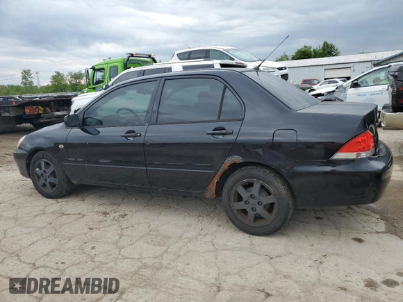 2006 Mitsubishi Lancer ES with VIN JA3AJ26E76U073785, listed as a Copart auction lot 58589705 with 177,952 mi miles and Clean title. Bid and sale history available at DreamBid. Image 2.