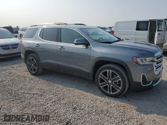 2022 GMC Acadia SLT with VIN 1GKKNMLS9NZ116075, listed as a Copart auction lot 58887355 with 33,516 mi miles and Salvage title. Bid and sale history available at DreamBid. Image 4.