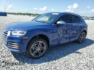 2019 Audi SQ5 Premium Plus with VIN WA1B4AFY2K2132694, listed as a Copart auction lot 51310185 with 22,753 mi miles and Salvage Title. Bid and sale history available at carsss.com. Image 1.