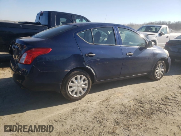 2012 Nissan Versa S with VIN 3N1CN7AP6CL941143, listed as a Copart auction lot 43825935 with 120,919 mi miles and Salvage Title. Bid and sale history available at carsss.com. Image 3.