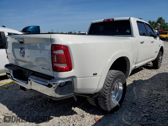 2019 Ram 3500 Longhorn with VIN 3C63RRKL5KG624249, listed as a Copart auction lot 66999644 with 57,129 mi miles and Salvage Title. Bid and sale history available at carsss.com. Image 3.