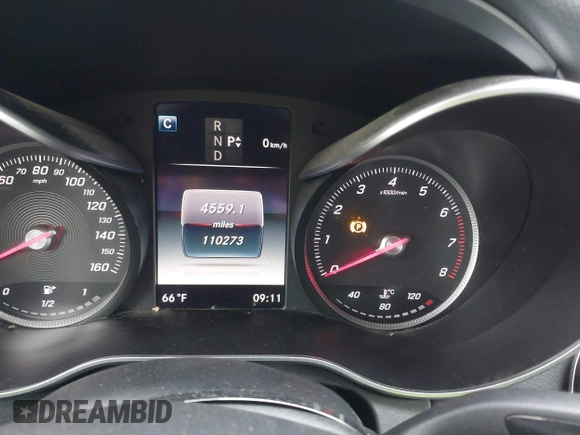 2016 Mercedes-Benz C 300 with VIN 55SWF4JB8GU097345, listed as a IAAI auction lot 42429203 with 110,273 mi miles and . Bid and sale history available at DreamBid. Image 7.