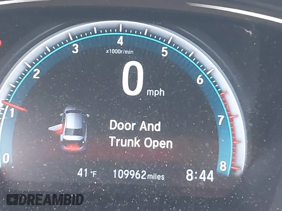 2016 Honda Civic Sedan EX-T with VIN 19XFC1F30GE044655, listed as a IAAI auction lot 41718719 with 109,962 mi miles. Bid and sale history available at carsss.com. Image 15.