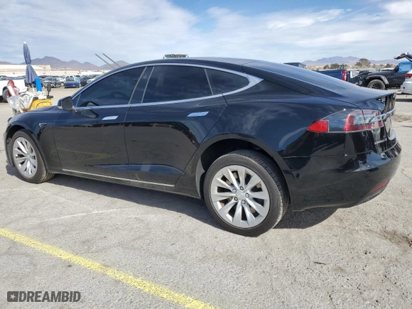 2018 Tesla Model S 75D with VIN 5YJSA1E21JF248704, listed as a Copart auction lot 45396385 with 103,248 mi miles and Salvage Title. Bid and sale history available at carsss.com. Image 2.