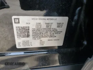 2019 Cadillac XT4 FWD Premium Luxury z VIN 1GYFZCR4XKF100124, wystawiony jako Copart lot #54249845 z przebiegiem 39 644 mil mil oraz Szkoda całkowita • Salvage title. Historia ofert i sprzedaży dostępna na DreamBid. Obrazek 13.