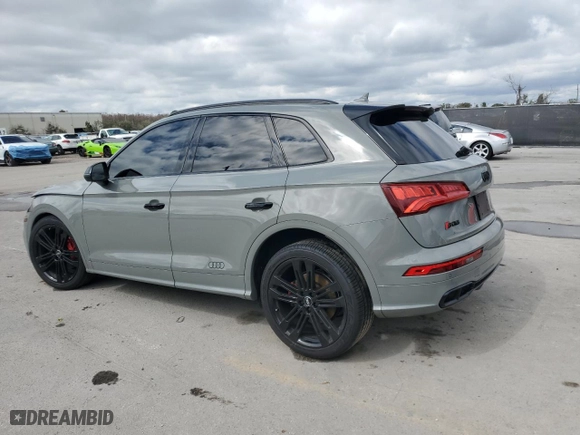 2019 Audi SQ5 Premium Plus with VIN WA1B4AFY3K2001855, listed as a Copart auction lot 46285895 with 78,250 mi miles and Non Repairable. Bid and sale history available at carsss.com. Image 2.
