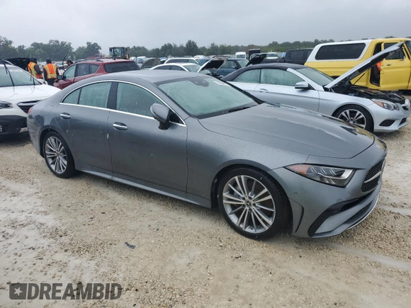2022 Mercedes-Benz CLS with VIN W1K2J5KB2NA103977, listed as a Copart auction lot 74358614 with 0 mi miles and Non Repairable. Bid and sale history available at carsss.com. Image 4.