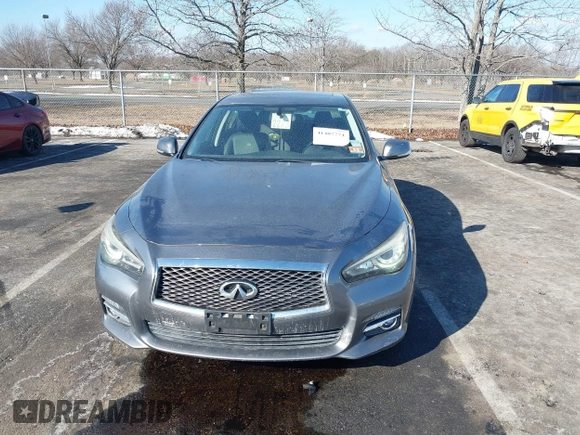 2014 Infiniti Q50 Premium with VIN JN1BV7AR6EM684135, listed as a IAAI auction lot 41407774 with 89,352 mi miles. Bid and sale history available at carsss.com. Image 12.