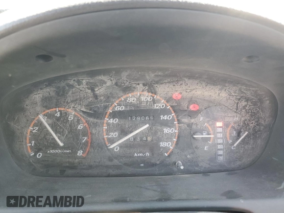 1996 Honda CR-V with VIN RD11096155, listed as a Copart auction lot 59189215 with 129,069 mi miles and Salvage title. Bid and sale history available at DreamBid. Image 9.