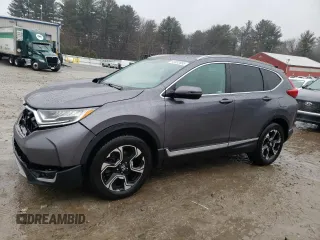 2019 Honda CR-V Touring with VIN 2HKRW2H98KH630729, listed as a Copart auction lot 43032655 with 114,105 mi miles and Salvage Title. Bid and sale history available at carsss.com. Image 1.