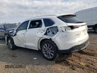 2021 Mazda CX-9 Carbon Edition with VIN JM3TCADY0M0501249, listed as a Copart auction lot 48325835 with 50,243 mi miles and Salvage Title. Bid and sale history available at carsss.com. Image 2.