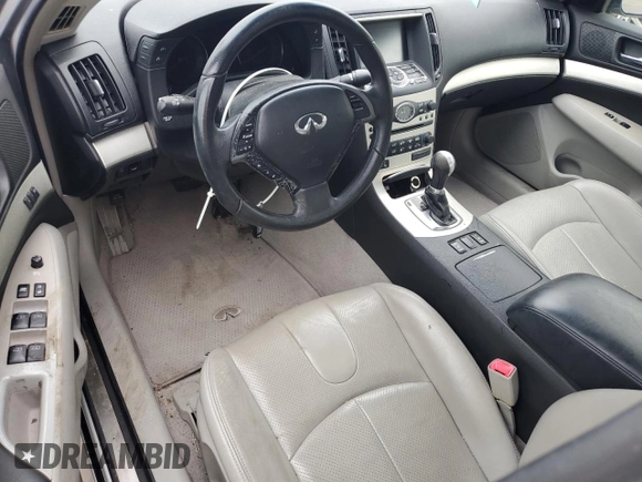 2008 Infiniti G35 Journey with VIN JNKBV61E68M206529, listed as a Copart auction lot 61417315 with 83,186 mi miles and Salvage title. Bid and sale history available at DreamBid. Image 8.