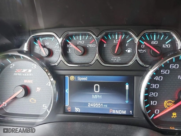 2015 Chevrolet Silverado 2500HD LTZ with VIN 1GC1KWE89FF149299, listed as a IAAI auction lot 41565330 with 249,551 mi miles. Bid and sale history available at carsss.com. Image 16.