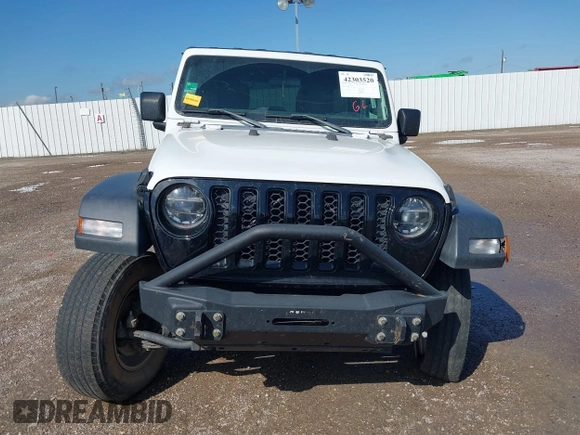 2020 Jeep Wrangler Unlimited Sport with VIN 1C4HJXDM2LW262867, listed as a IAAI auction lot 42303520 with 56,461 mi miles and . Bid and sale history available at DreamBid. Image 12.