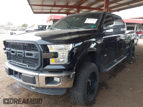 2016 Ford F-150 XLT with VIN 1FTFW1EG2GKD23694, listed as a IAAI auction lot 41573365 with 112,934 mi miles. Bid and sale history available at carsss.com. Image 17.