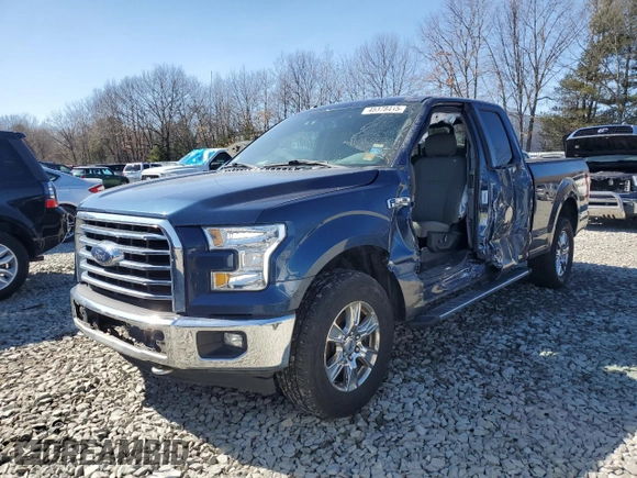 2017 Ford F-150 XL with VIN 1FTFX1EFXHFB12886, listed as a Copart auction lot 45378415 with 101,652 mi miles and Salvage Title. Bid and sale history available at carsss.com. Image 1.