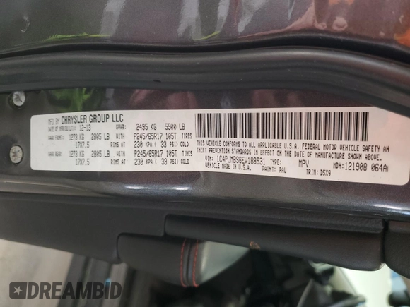 2014 Jeep Cherokee Trailhawk with VIN 1C4PJMBS6EW188531, listed as a Copart auction lot 50548105 with 108,081 mi miles and Salvage Title. Bid and sale history available at carsss.com. Image 13.