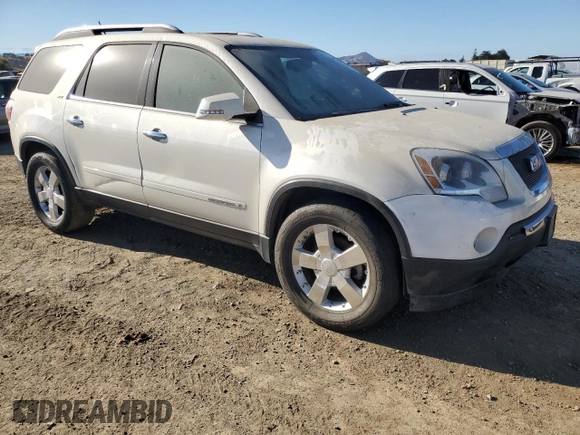 2008 GMC Acadia SLT1 with VIN 1GKER23728J239639, listed as a Copart auction lot 76593544 with 0 mi miles and Clean Title. Bid and sale history available at carsss.com. Image 4.