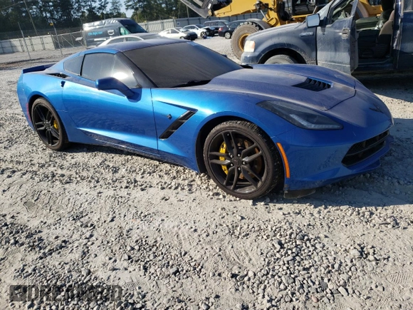 2016 Chevrolet Corvette Z51 1LT with VIN 1G1YH2D72G5104736, listed as a Copart auction lot 69770934 with 68,667 mi miles and Salvage Title. Bid and sale history available at carsss.com. Image 4.