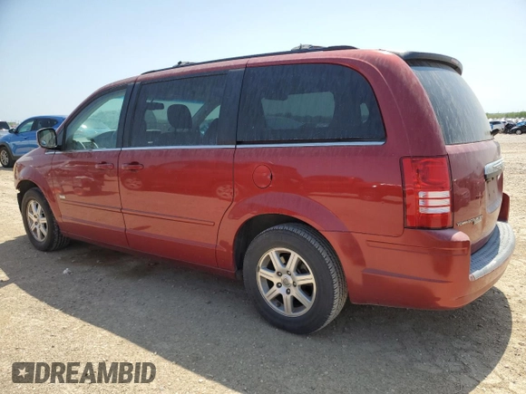 2008 Chrysler Town & Country Touring with VIN 2A8HR54P68R697665, listed as a Copart auction lot 50191445 with 145,000 mi miles and Salvage Title. Bid and sale history available at carsss.com. Image 2.