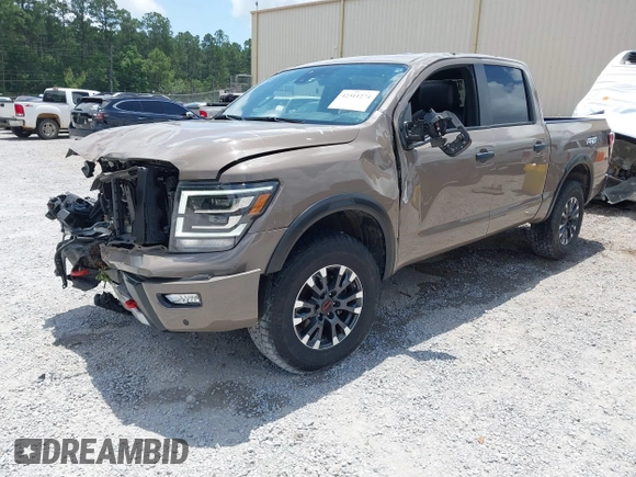 2023 Nissan Titan SV with VIN 1N6AA1ED0PN112536, listed as a IAAI auction lot 42311274 with 45,028 mi miles and . Bid and sale history available at DreamBid. Image 17.