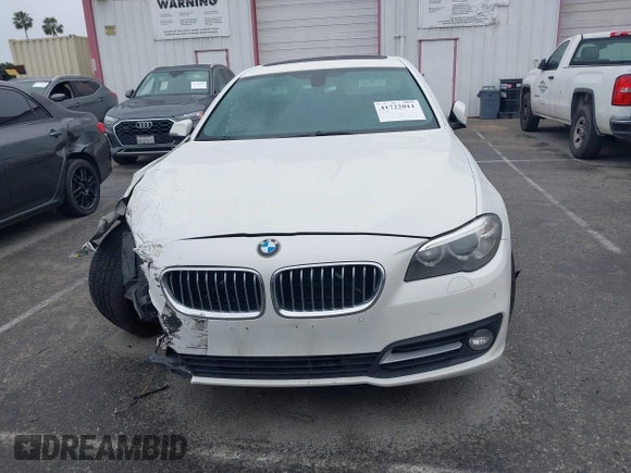 2015 BMW 5 Series 535i with VIN WBA5B1C56FG126888, listed as a IAAI auction lot 41722011 with 168,785 mi miles and . Bid and sale history available at carsss.com. Image 12.