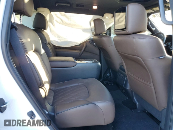 2023 Nissan Armada Platinum with VIN JN8AY2DA1P9400185, listed as a Copart auction lot 86852214 with 14,158 mi miles and Salvage Title. Bid and sale history available at carsss.com. Image 11.