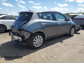 2017 Nissan LEAF SV with VIN 1N4BZ0CPXHC308851, listed as a Copart auction lot 57626535 with 51,912 mi miles and Salvage title. Bid and sale history available at DreamBid. Image 3.