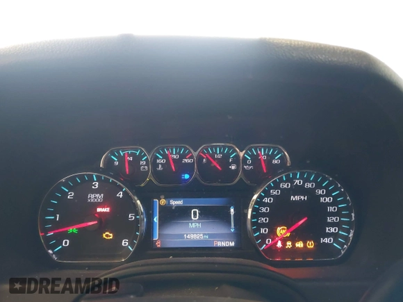2015 Chevrolet Tahoe LTZ with VIN 1GNSKCKC9FR123996, listed as a IAAI auction lot 42113435 with 149,825 mi miles and . Bid and sale history available at DreamBid. Image 7.