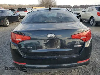 2013 Kia Optima EX with VIN 5XXGN4A79DG118068, listed as a Copart auction lot 47100765 with 154,890 mi miles and Salvage Title. Bid and sale history available at carsss.com. Image 6.