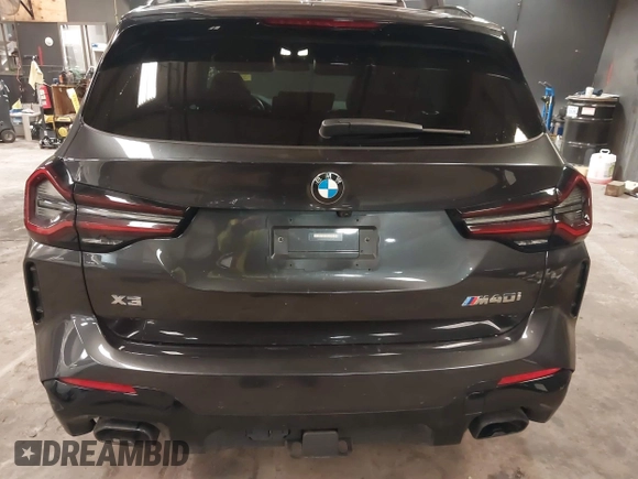2023 BMW X3 M40i with VIN 5UX83DP09P9P31375, listed as a IAAI auction lot 41567192 with 20,600 mi miles and . Bid and sale history available at DreamBid. Image 16.