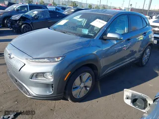 2021 Hyundai Kona Electric Ultimate with VIN KM8K53AG0MU103629, listed as a IAAI auction lot 41781114 with 49,398 mi miles. Bid and sale history available at carsss.com. Image 20.