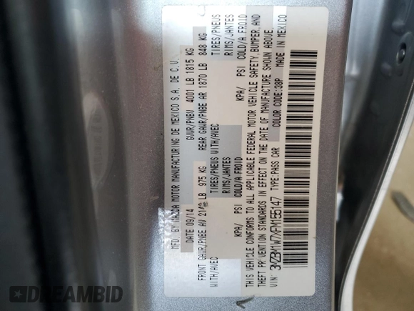 2015 Mazda 3 i Grand Touring z VIN 3MZBM1W7XFM155147, wystawiony jako Copart lot #58413555 z przebiegiem 111 318 mil mil oraz Szkoda całkowita • Salvage title. Historia ofert i sprzedaży dostępna na DreamBid. Obrazek 13.