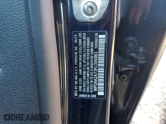 2015 Porsche Panamera 4 z VIN WP0AA2A73FL006861, wystawiony jako Copart lot #87759615 z przebiegiem 89 383 mil mil oraz Szkoda całkowita • Salvage title. Historia ofert i sprzedaży dostępna na DreamBid. Obrazek 14.