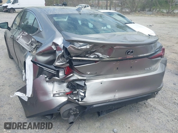 2019 Lexus ES with VIN 58ABZ1B19KU023027, listed as a IAAI auction lot 41935746 with 72,360 mi miles. Bid and sale history available at carsss.com. Image 6.
