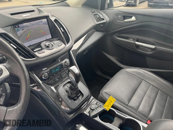 2014 Ford Escape Titanium with VIN 1FMCU9J94EUC63638, listed as a Copart auction lot 55880505 with 198,112 mi miles and Clean Title. Bid and sale history available at DreamBid. Image 10.