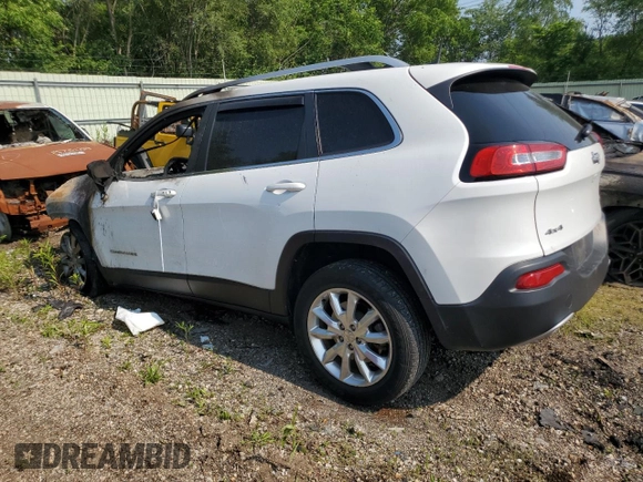 2017 Jeep Cherokee Limited z VIN 1C4PJMDB8HW511348, wystawiony jako Copart lot #60430415 z przebiegiem Nie podano mil oraz Nie do naprawy • Non repairable. Historia ofert i sprzedaży dostępna na DreamBid. Obrazek 2.