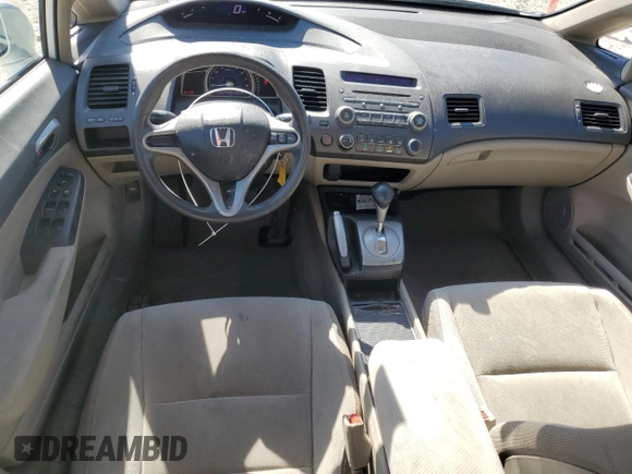 2011 Honda Civic LX with VIN 19XFA1F57BE021163, listed as a Copart auction lot 55912685 with 196,744 mi miles and Non Repairable. Bid and sale history available at DreamBid. Image 8.