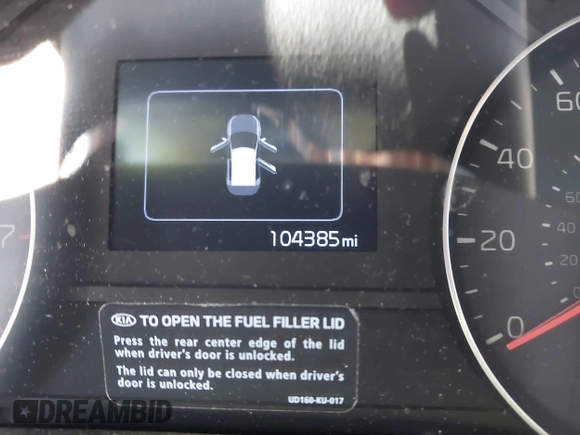 2018 Kia Sportage LX with VIN KNDPM3AC6J7422408, listed as a IAAI auction lot 41918342 with 104,385 mi miles and . Bid and sale history available at carsss.com. Image 16.