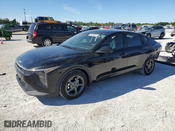 2025 Kia K4 LXS with VIN 3KPFT4DE8SE023101, listed as a Copart auction lot 49646635 with 2,015 mi miles and Salvage Title. Bid and sale history available at carsss.com. Image 1.