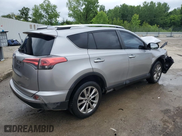 2016 Toyota RAV4 Limited with VIN 2T3YFREV8GW237125, listed as a Copart auction lot 60002385 with 169,070 mi miles and Non repairable. Bid and sale history available at DreamBid. Image 3.