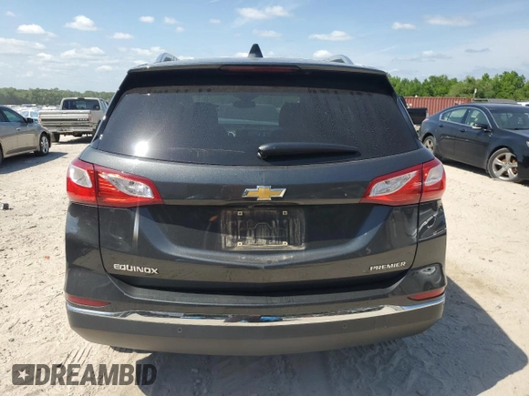 2020 Chevrolet Equinox Premier z VIN 2GNAXNEV4L6273835, wystawiony jako Copart lot #54665305 z przebiegiem 45 313 mil mil oraz Nie do naprawy • Non repairable. Historia ofert i sprzedaży dostępna na DreamBid. Obrazek 6.