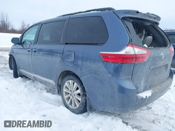 2017 Toyota Sienna XLE with VIN 5TDDZ3DC3HS154966, listed as a IAAI auction lot 41523393 with 141,365 mi miles and . Bid and sale history available at DreamBid. Image 3.