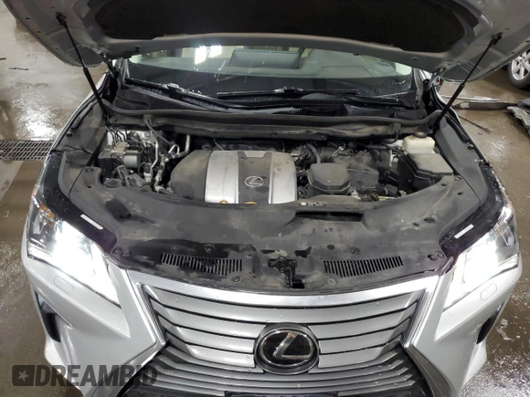 2017 Lexus RX 350 with VIN 2T2BZMCA6HC083229, listed as a Copart auction lot 58265835 with 61,548 mi miles and Salvage title. Bid and sale history available at DreamBid. Image 12.