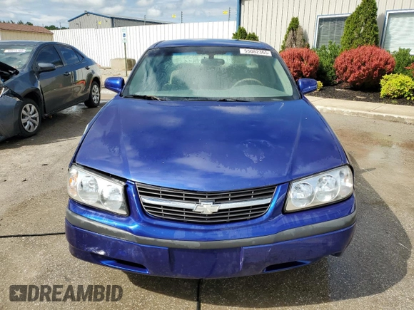 2005 Chevrolet Impala z VIN 2G1WF52E159284369, wystawiony jako Copart lot #55082365 z przebiegiem 193 669 mil mil oraz Nie do naprawy • Non repairable. Historia ofert i sprzedaży dostępna na DreamBid. Obrazek 5.