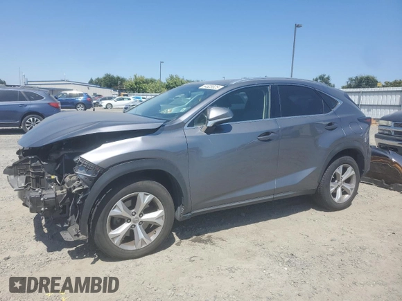 2017 Lexus NX 200t with VIN JTJYARBZ7H2080510, listed as a Copart auction lot 64825525 with 79,623 mi miles and Salvage title. Bid and sale history available at DreamBid. Image 1.