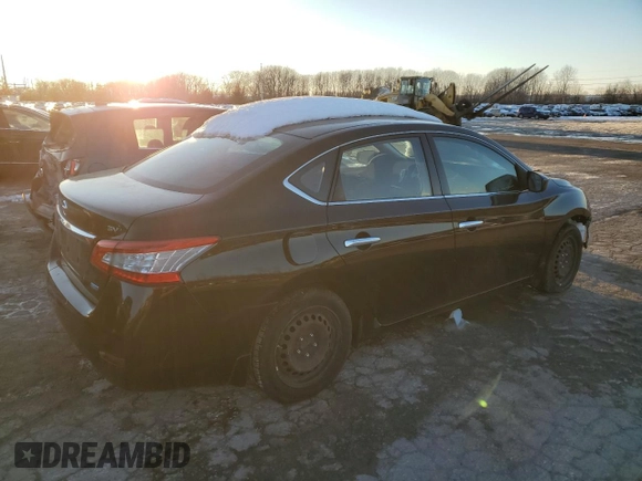 2014 Nissan Sentra S with VIN 3N1AB7AP7EY215572, listed as a Copart auction lot 48813075 with 131,134 mi miles and Non Repairable. Bid and sale history available at DreamBid. Image 3.