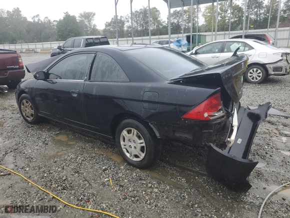 2002 Honda Civic LX with VIN 1HGEM21572L063504, listed as a Copart auction lot 71024364 with 0 mi miles and Salvage Title. Bid and sale history available at carsss.com. Image 2.